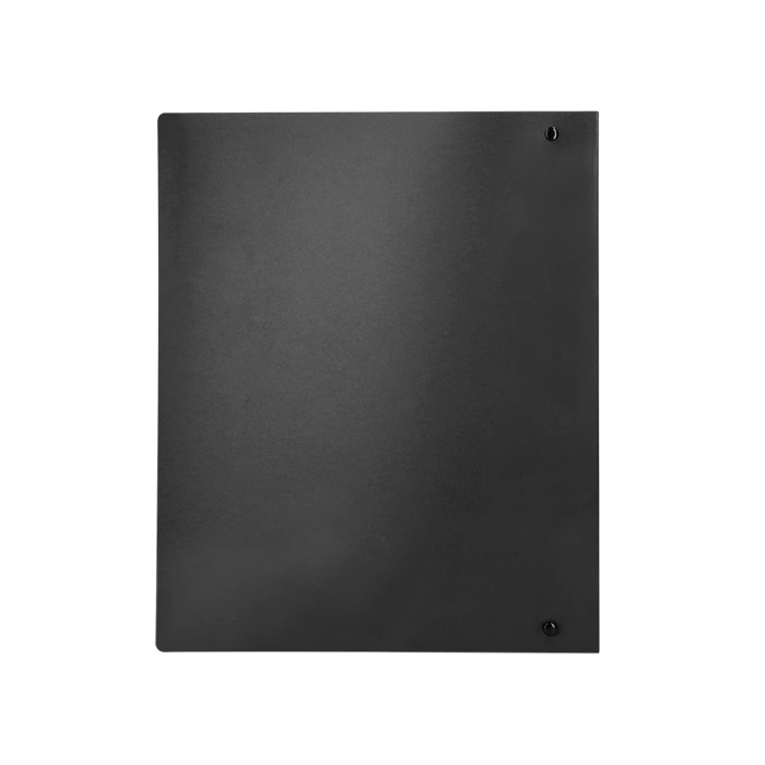 Liderpapel Carpeta 4 Anillas 40 mm Mixtas Polipropileno DIN A4 Negro Opaco 4