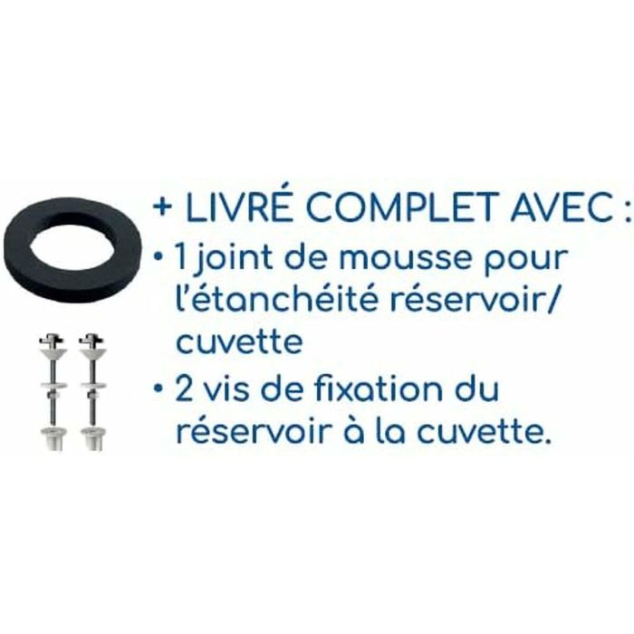 Rousseau AAARV39521 Mecanismo de doble descarga 3/6L Ajustable - Acabado cromado - Fácil instalación 3 Rousseau AAARV39521 Mecanismo de doble descarga 3/6L Ajustable - Acabado cromado - Fácil instalación 3