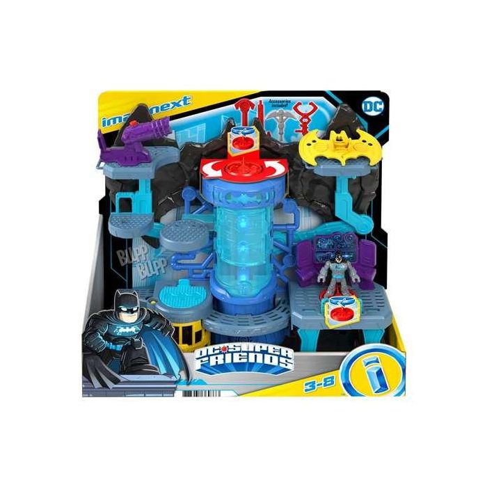Batcueva de batman con sonidos y figura de batman se ilumina imaginext 13 Batcueva de batman con sonidos y figura de batman se ilumina imaginext 13