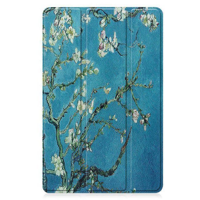 CoreParts Cover for Xiaomi Redmi Pad 10.61 2022. Tri-fold Caster Hard Shell Cover with Auto Wake Function - Blossom Style 9