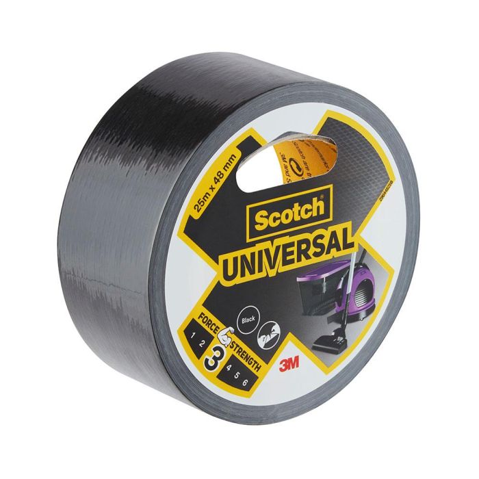 Cinta Americana Scotch 48Mmx25M Negro Universal 3M Cinta Americana Scotch 48Mmx25M Negro Universal 3M