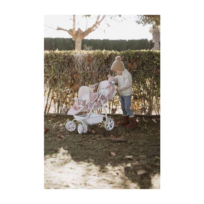 Muñecas Arias Coche Gemelar Universe 45x70x73 cm con Bolso 25