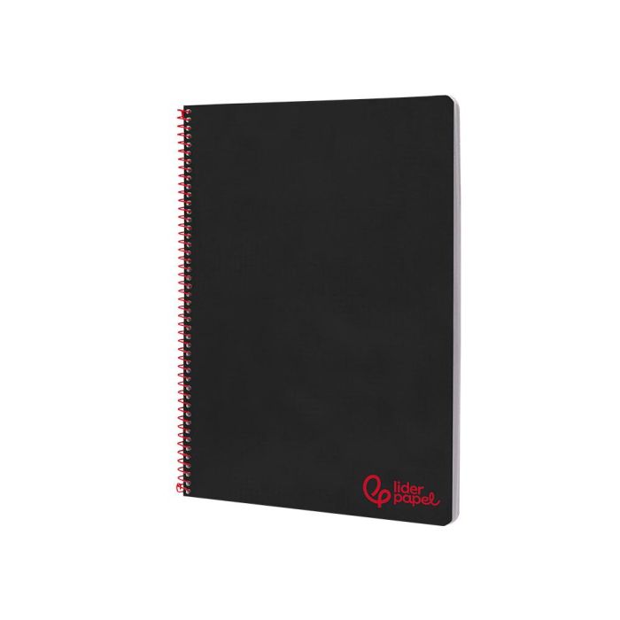 Cuaderno Espiral Liderpapel A4 Wonder Tapa Plastico 80H 90 gr Pauta Ancha 3,5 mm Con Margen Color Negro 2 Cuaderno Espiral Liderpapel A4 Wonder Tapa Plastico 80H 90 gr Pauta Ancha 3,5 mm Con Margen Color Negro 2