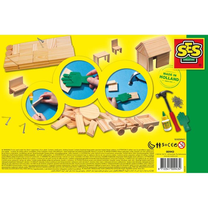 Playset SES Creative Joinery Workshop 57 Piezas 2 Playset SES Creative Joinery Workshop 57 Piezas 2