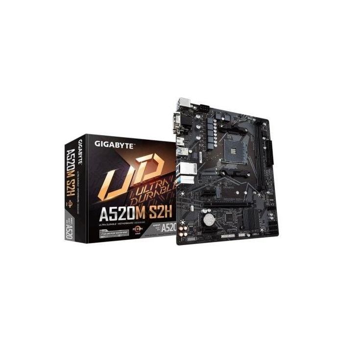 Placa Base Gigabyte A520M S2H Socket AM4/ Micro ATX