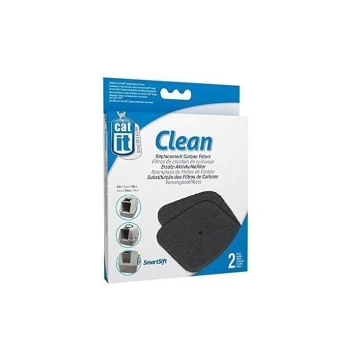 Rellene 2 filtros de carbón para baño 4 Rellene 2 filtros de carbón para baño 4