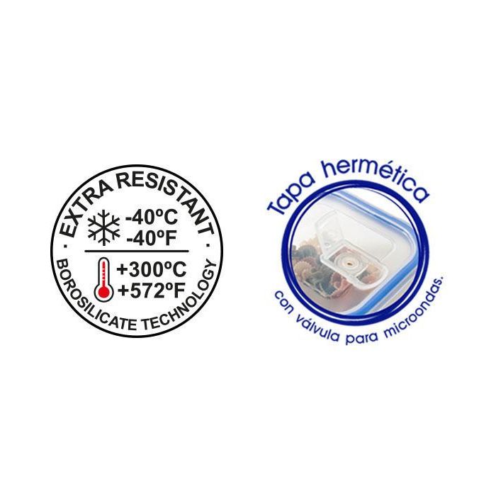 Fiambrera hermética Red 20.5 cm 1.3L Quttin (6 Unidades) 4 Fiambrera hermética Red 20.5 cm 1.3L Quttin (6 Unidades) 4