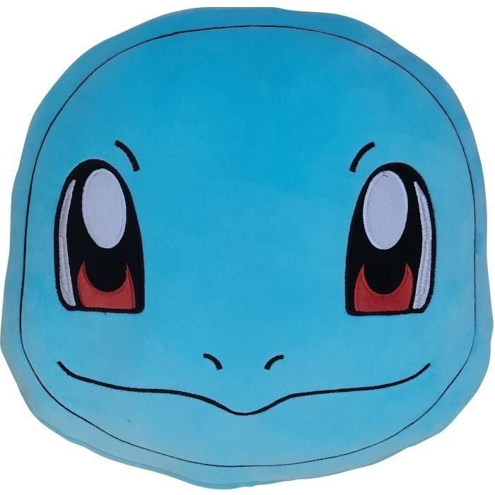 Pokemon POK3700891706735 - Cojín Premium Cara de Squirtle de Microfibra - 40 cm