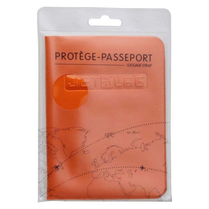 Jet Lag Funda Pasaporte 13,5x21 cm PVC brillante, resistente al agua, colores surtidos 6