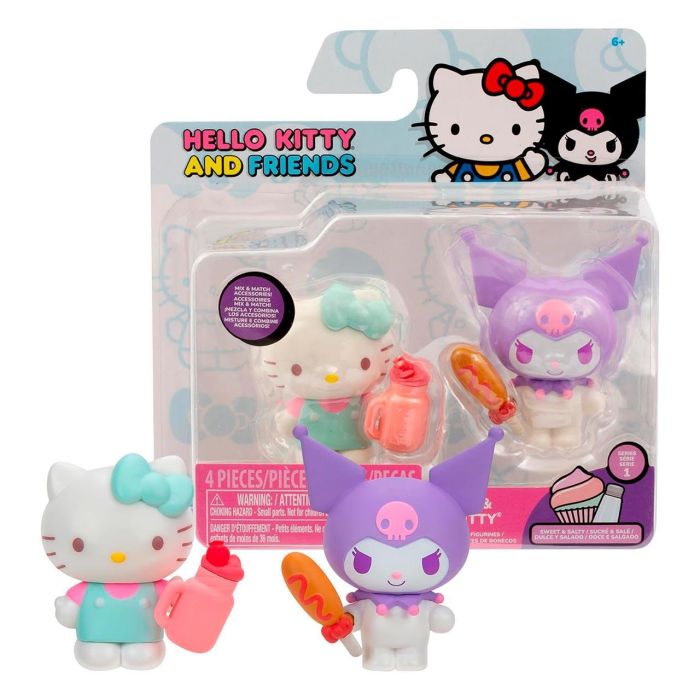 Famosa Hkt06000 Pack 2 Figuras Surtidas Hello Kitty 5 cm - Personajes variados con accesorios 1 Famosa Hkt06000 Pack 2 Figuras Surtidas Hello Kitty 5 cm - Personajes variados con accesorios 1