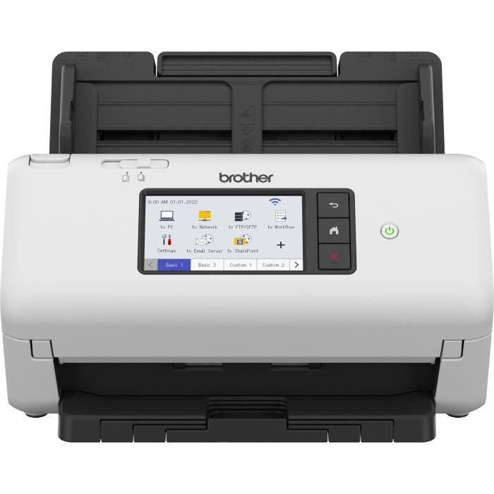 Escáner Documental Brother ADS-4700W con Alimentador de Documentos ADF/ Doble cara Escáner Documental Brother ADS-4700W con Alimentador de Documentos ADF/ Doble cara