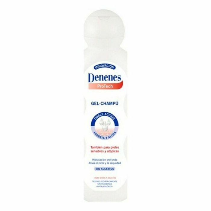 Denenes ProTech Gel-Champú Piel Atópica y Sensible 600ml | Cuidado Hipoalergénico Sin Parabenos para Aliviar Picores e Hidratar Denenes ProTech Gel-Champú Piel Atópica y Sensible 600ml | Cuidado Hipoalergénico Sin Parabenos para Aliviar Picores e Hidratar
