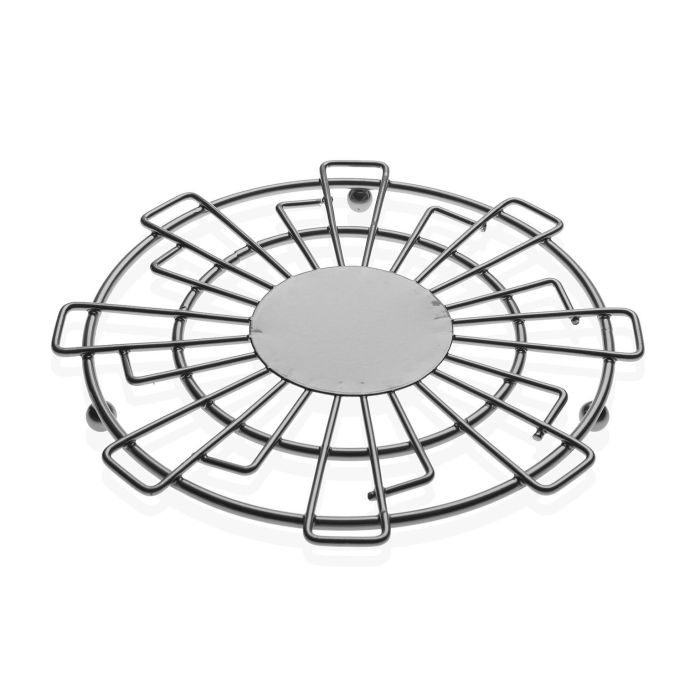 Salvamantel Metal Plateado Versa 20X1CM (2 Unidades) Salvamantel Metal Plateado Versa 20X1CM (2 Unidades)