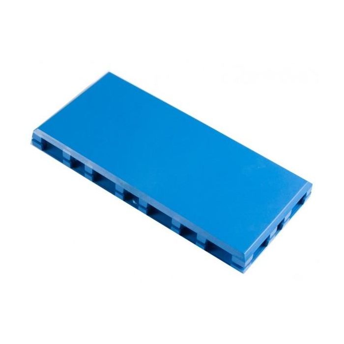 ALLNET 124563 Cubierta de Plástico BrickRknowledge para Placa de Circuito, Azul, para Parte Superior e Inferior