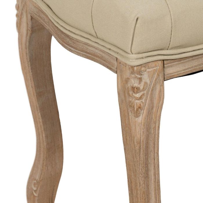 Banqueta Beige Madera de caucho 110 x 47 x 36 cm 2