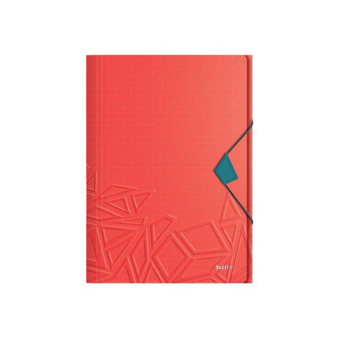 Carpeta De Gomas Y Solapas Leitz Urban Chic Pp A4 Rojo 10 unidades