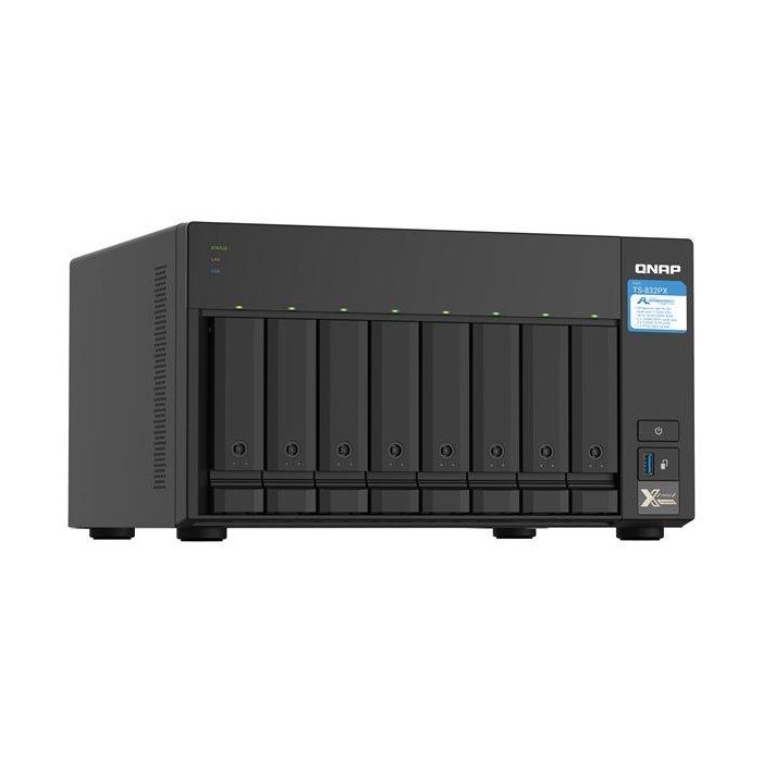 QNAP TS-832PX NAS Torre Ethernet 10GbE Aluminio, Negro 4