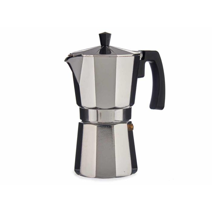 Cafetera Aluminio 9 Tazas Con Asa Kinvara 19X21CM (12 Unidades) 1 Cafetera Aluminio 9 Tazas Con Asa Kinvara 19X21CM (12 Unidades) 1