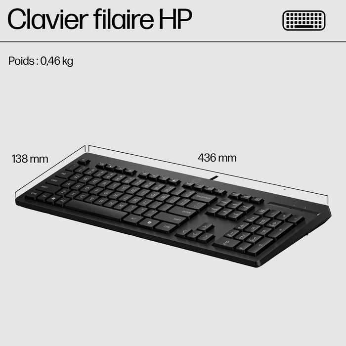 HP Teclado 125 Wired Keyboard - Distribución SWISS 6