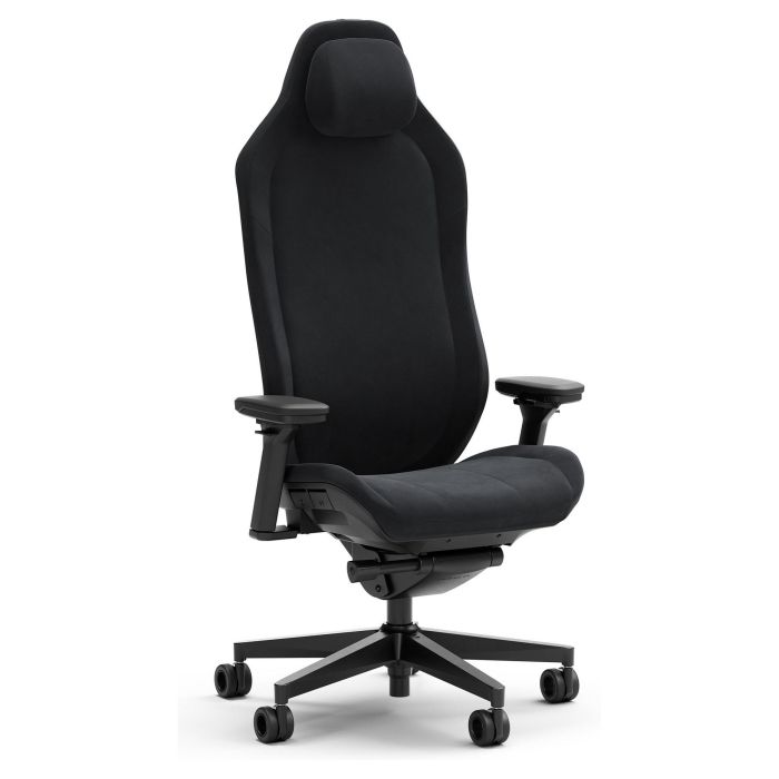 Fractal Design FD-CH-RE1A-01 Silla para Videojuegos de PC, Asiento Acolchado, Negro, Peso Máximo Usuario 125 kg