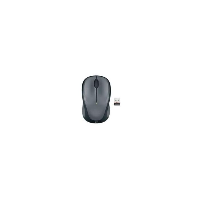 Logitech Ratón M235 Inalámbrico 1000PPP Ambidiestro 3 Botones Compacto Gris-Negro