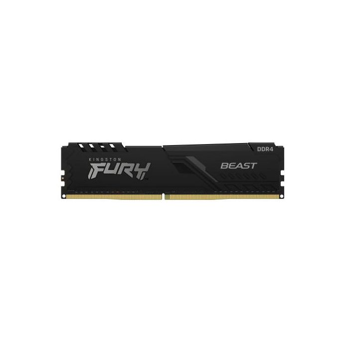 Memoria Kingston Fury Beast Black Ddr4 32Gb (Kit 2) 3200Mhz Cl16 1Gx8 - KF432C16BB1K2/32 2