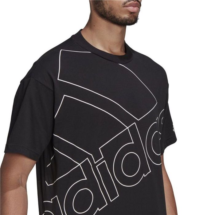 Camiseta de Manga Corta Hombre Adidas GK9422 Negro (M)