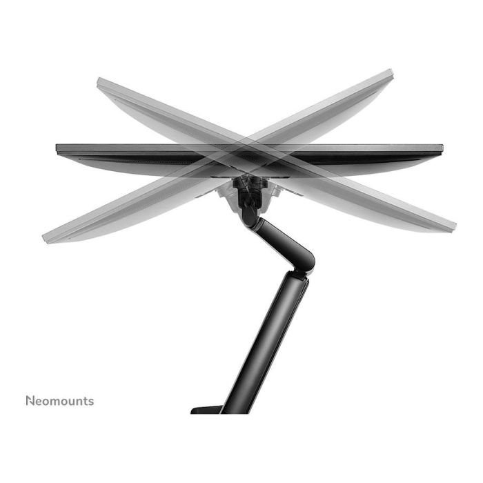 Neomounts DS70-810BL2 Brazo para Monitor de 17-32 Pulgadas con Resorte de Gas, Negro