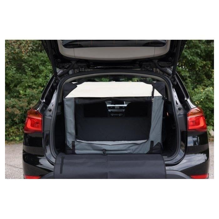 Caja de transporte - KERBL - Journey - 81 x 58 x 58 cm - Gris / Beige 5