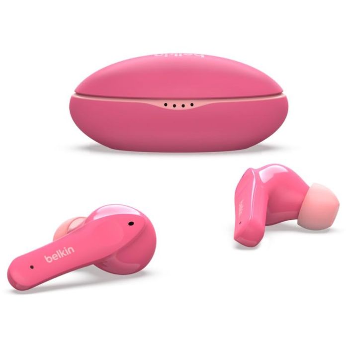 Auriculares con Micrófono Belkin PAC003BTPK Rosa 4 Auriculares con Micrófono Belkin PAC003BTPK Rosa 4