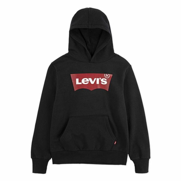 Sudadera con Capucha Niño S KNIT TOP Levi's 8E8778-023 Negro 5 Sudadera con Capucha Niño S KNIT TOP Levi's 8E8778-023 Negro 5