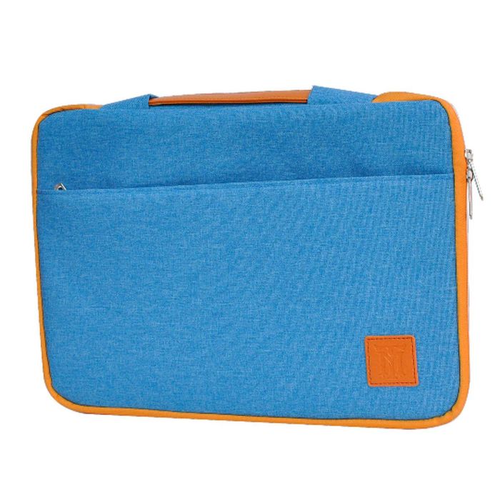 Maillon Technologique MTTOULOUSSE15BLUE Funda Portátil Toulousse 15.6" Azul Naranja con Asa y Bolsillo Frontal, Interior Aterciopelado 4 Maillon Technologique MTTOULOUSSE15BLUE Funda Portátil Toulousse 15.6" Azul Naranja con Asa y Bolsillo Frontal, Interior Aterciopelado 4