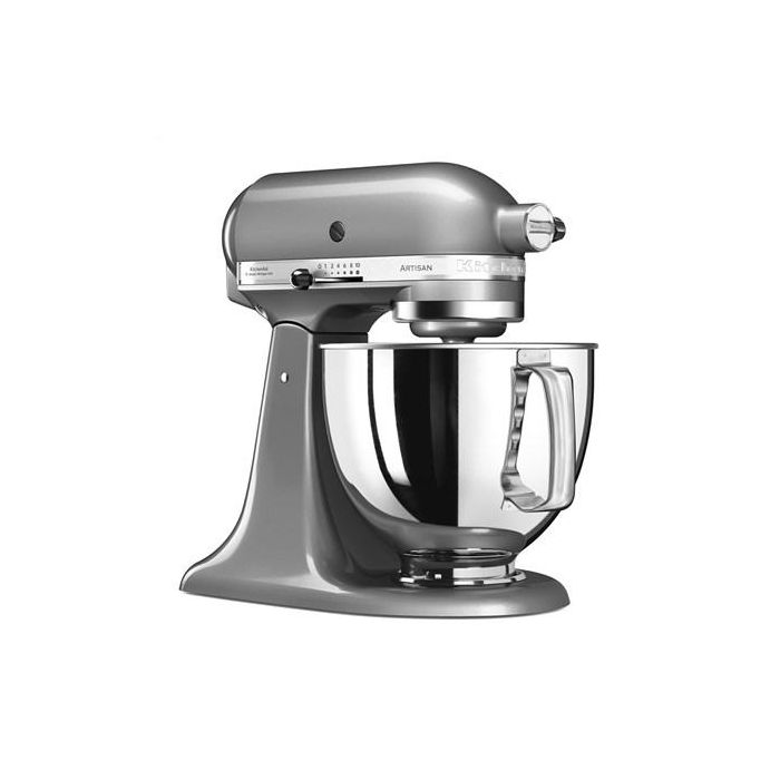 Kitchenaid Robot Artisan 4,8L con 4 Accesorios, Color Silver Oscuro 2 Kitchenaid Robot Artisan 4,8L con 4 Accesorios, Color Silver Oscuro 2
