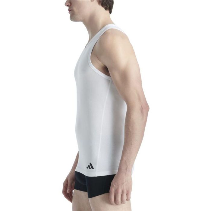 Camiseta de Tirantes Hombre Adidas Active Flex Blanco S 3