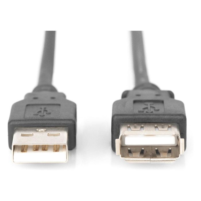 Digitus Cable de Extensión USB 2.0 Tipo A Macho/Hembra, 5m, USB 2.0, Alta Velocidad (480 Mbps) 1