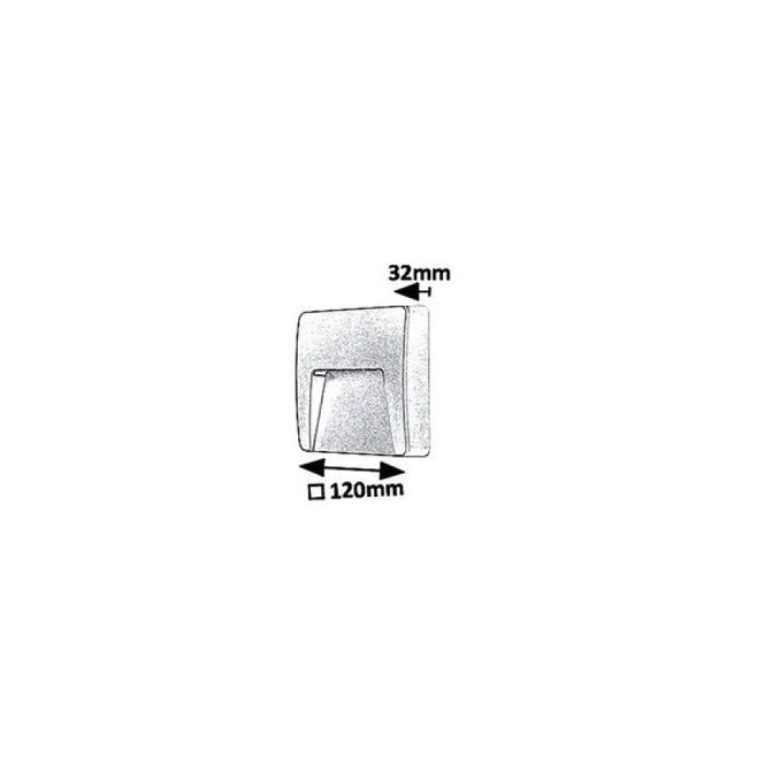 Aplique Exterior RABALUX "Trento" LED 100Lm 3W 100Lm IP65 [RAB-8893] 2