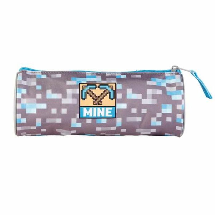 Portatodo redondo minecraft warriors 8x22x8 cm Portatodo redondo minecraft warriors 8x22x8 cm