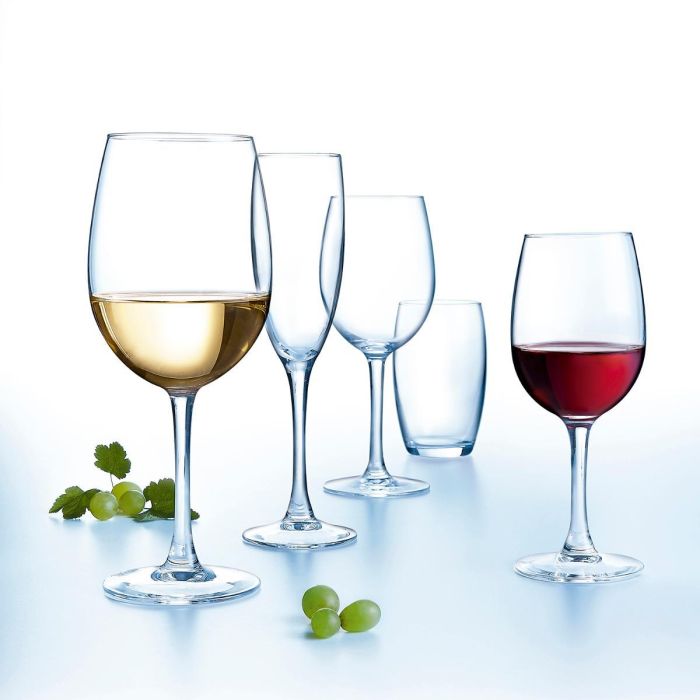 Caja 6 Vasos Altos Vidrio Vina Arcoroc 36 cL 1 Caja 6 Vasos Altos Vidrio Vina Arcoroc 36 cL 1
