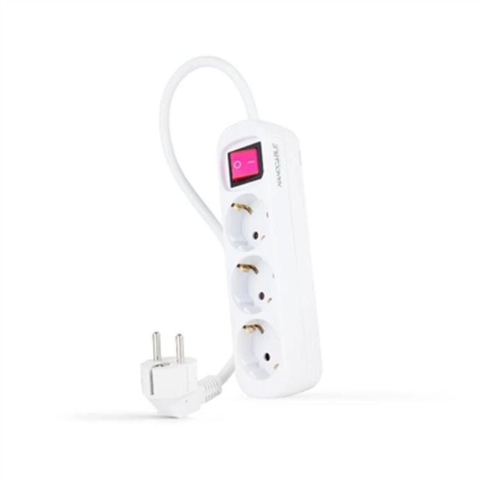 Regleta NANOCABLE 10.38.0003 3680 W 250 V 1,4 m 0 Regleta NANOCABLE 10.38.0003 3680 W 250 V 1,4 m 0