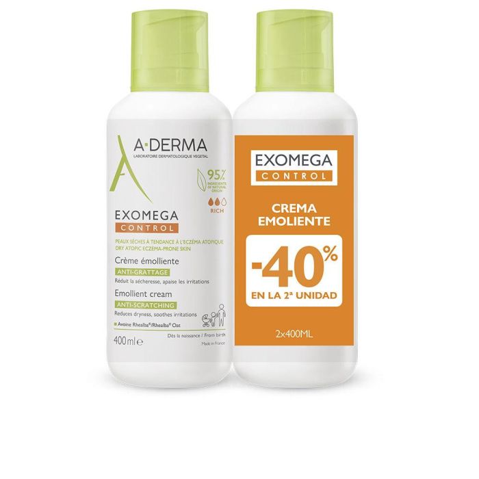 A-Derma Exomega Control Crema Emoliente Duo