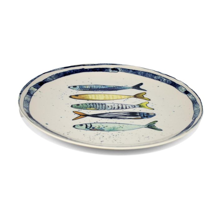 La Mediterran Plato Llano Melamina Brillo Peixe 25.5 cm (24 Unidades) 2 La Mediterran Plato Llano Melamina Brillo Peixe 25.5 cm (24 Unidades) 2