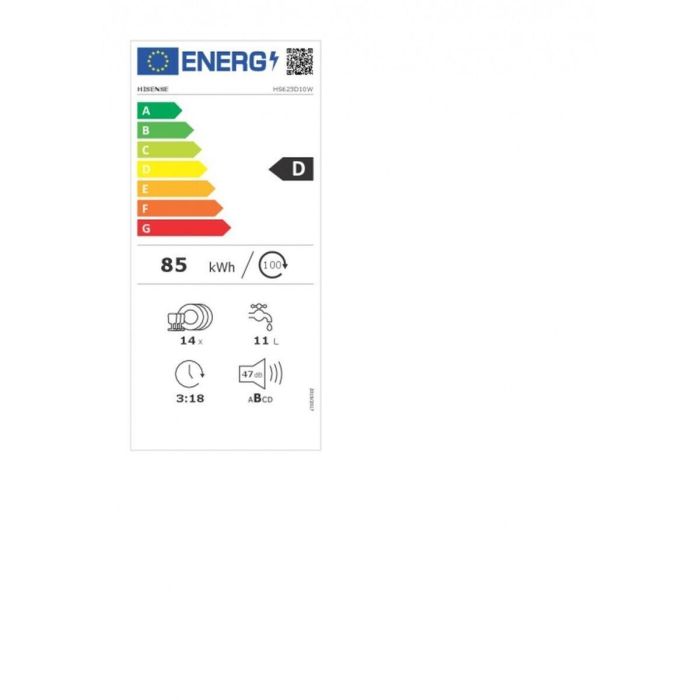 Lavavajillas Hisense HS623D10W Blanco 60 cm 1 Lavavajillas Hisense HS623D10W Blanco 60 cm 1