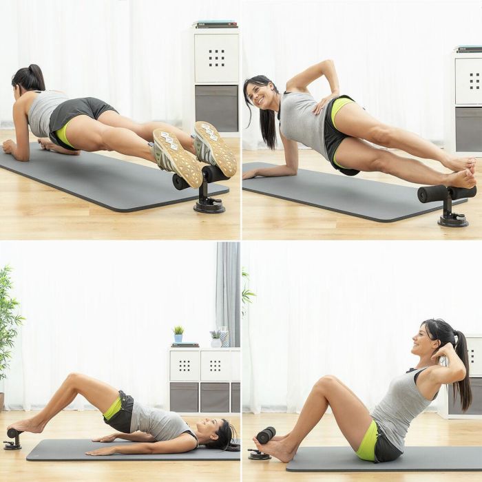 Barra de Sujeción para Abdominales con Ventosa y Guía de Ejercicios CoreUp InnovaGoods 7 Barra de Sujeción para Abdominales con Ventosa y Guía de Ejercicios CoreUp InnovaGoods 7