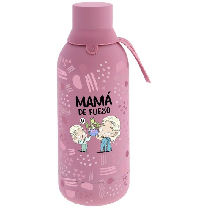 AUREA Botella térmica de Acero Inoxidable 500ml - 24h Frío 12h Caliente Libre BPA - T. Gomoso