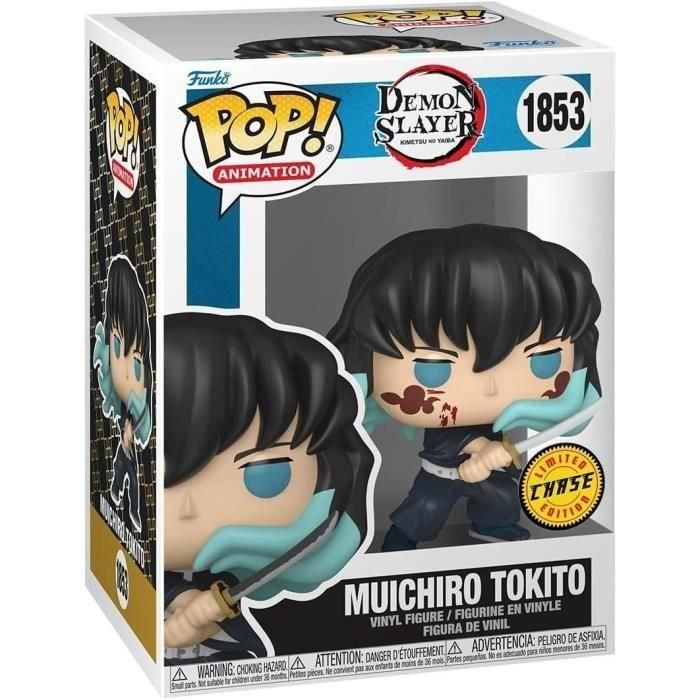 Funko AAAOX56685 Figura Pop! Demon Slayer Muichiro Tokito 10 cm - Posible versión Chase 2 Funko AAAOX56685 Figura Pop! Demon Slayer Muichiro Tokito 10 cm - Posible versión Chase 2