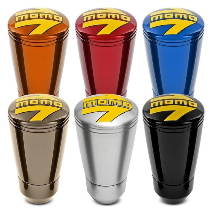 MOMO Pomo Momo Alu Sk-50 Glossy Negro 1