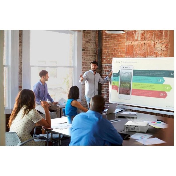 Epson EB-L260F Proyector 3LCD Laser FHD 1080p 4600 Lúmenes HDMI VGA WiFi Altavoz Blanco 6