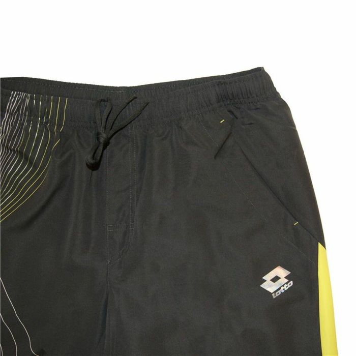 Pantalones Cortos Deportivos para Hombre Lotto Mid Fluid Gris XL 1