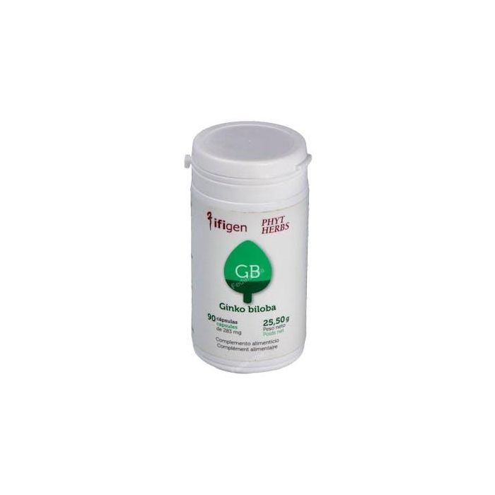 IFIGEN Ginkgo Biloba 90 cápsulas para la circulación periférica, suplemento rico en flavonoides