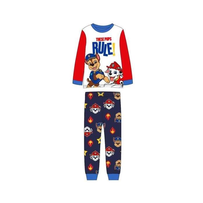 Pijama largo single jersey paw patrol 5 años 0 Pijama largo single jersey paw patrol 5 años 0